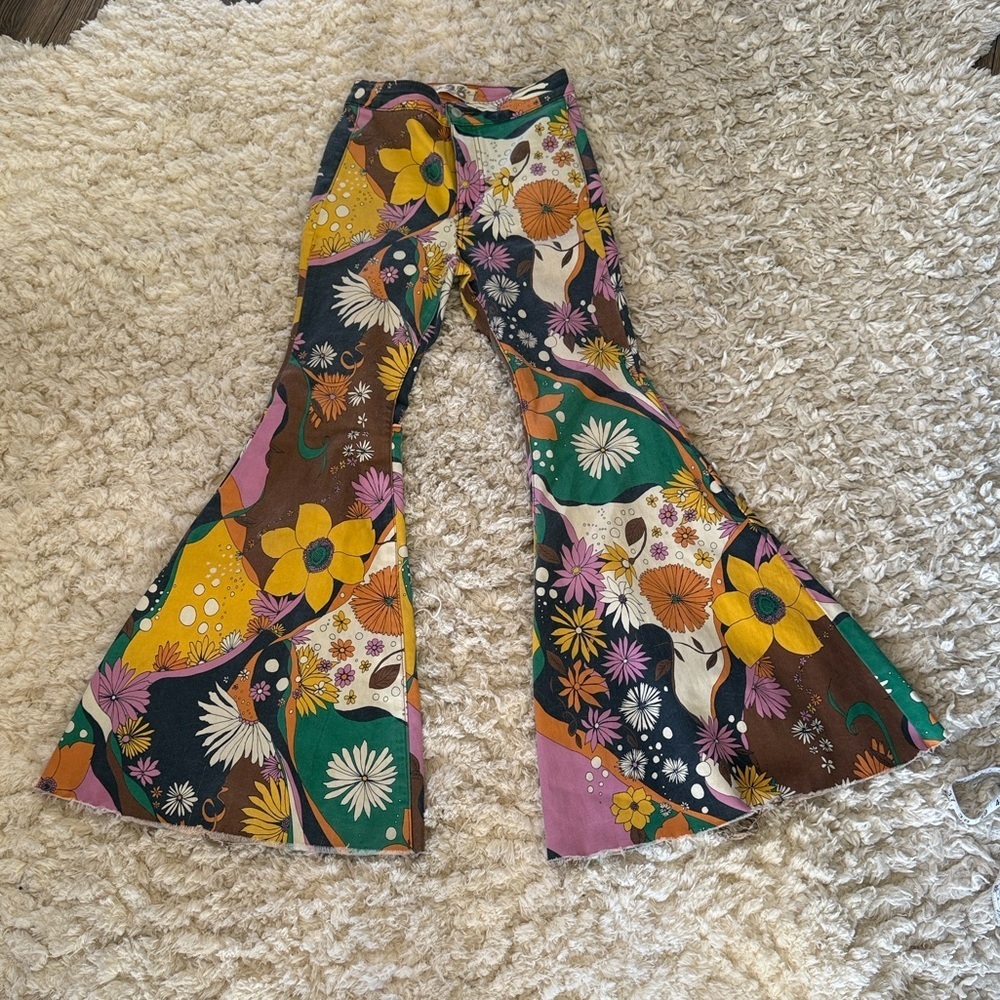 Free people Just float on by jeans in Psychedelic combo size 6 - Picture 13 of 16
